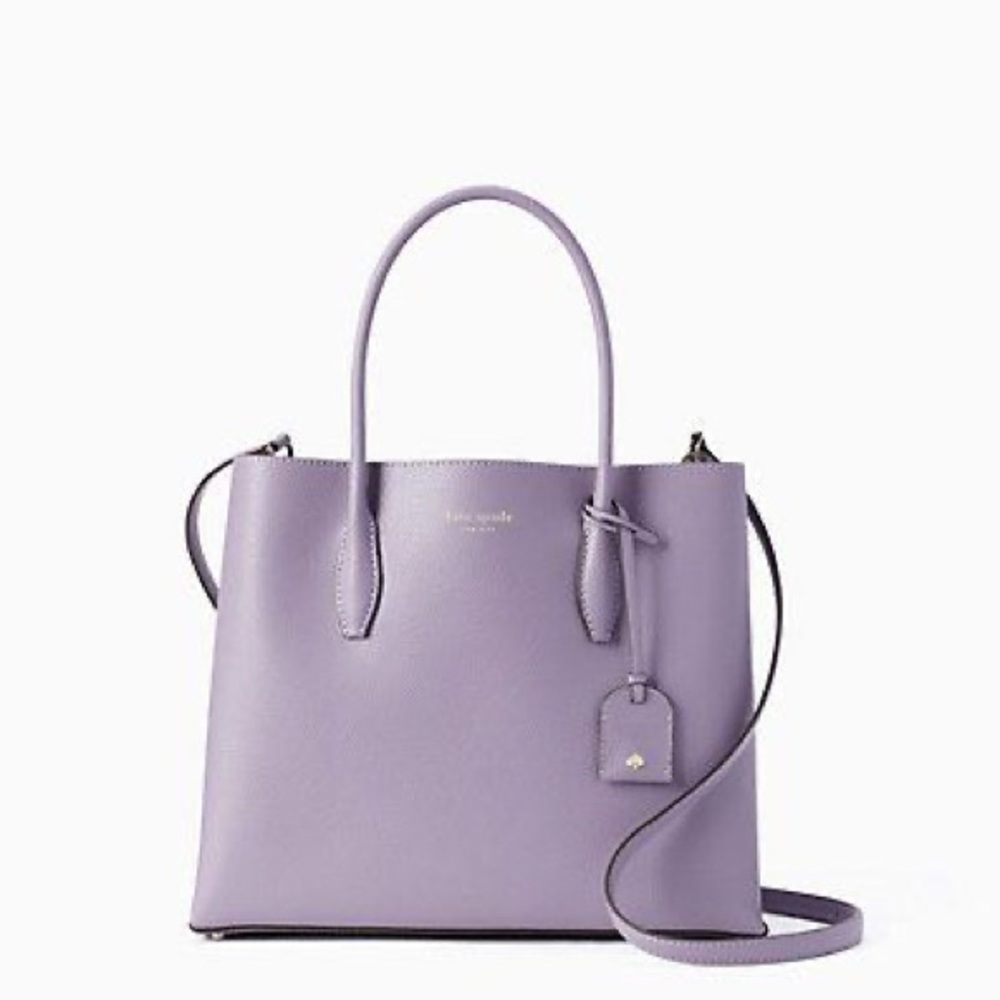 Kate Spade Leather Eva Breezy Floral in Purple